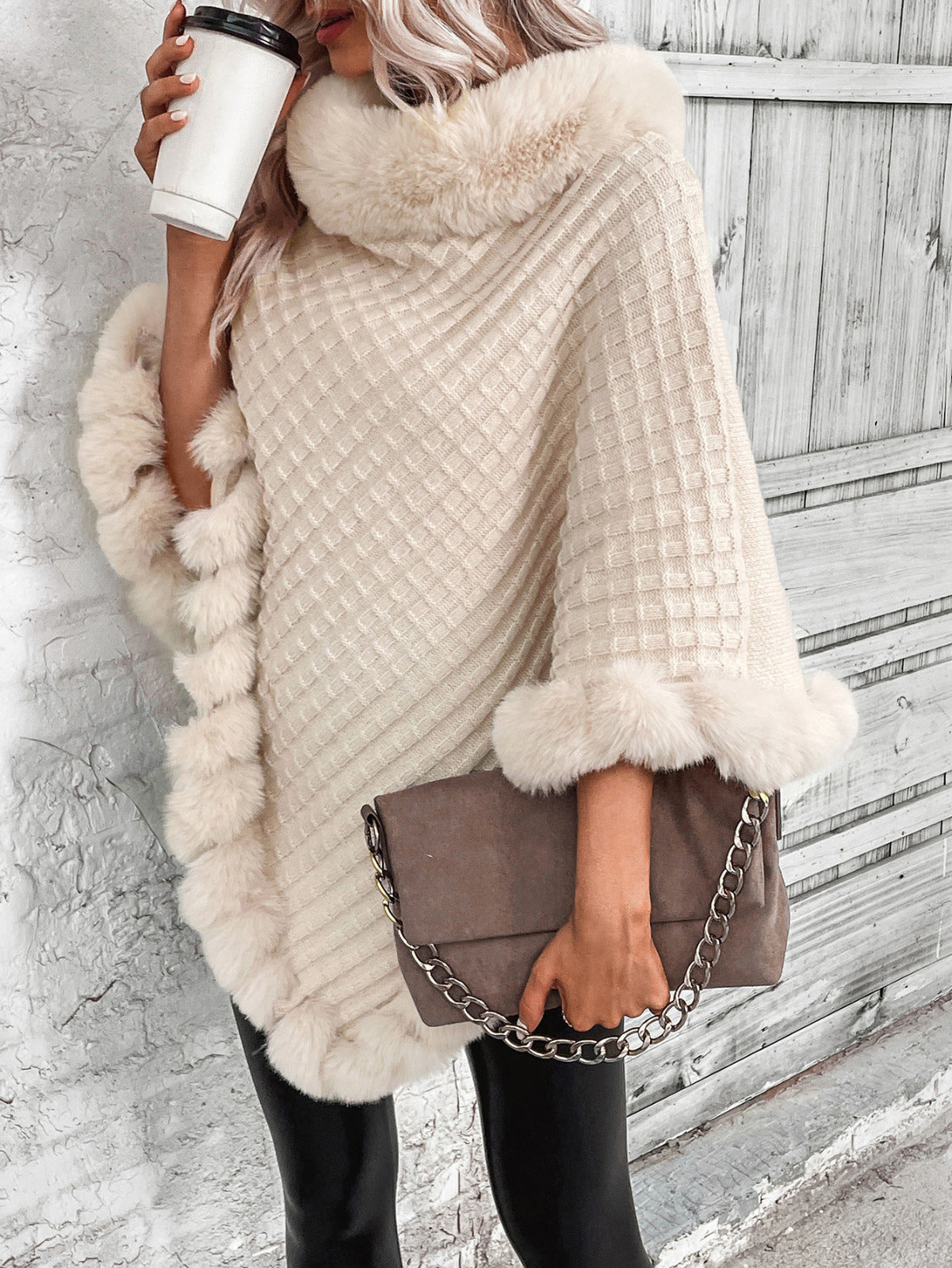 Luxury Fur Poncho 🧣