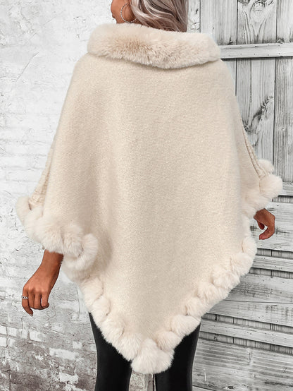 Luxury Fur Poncho 🧣