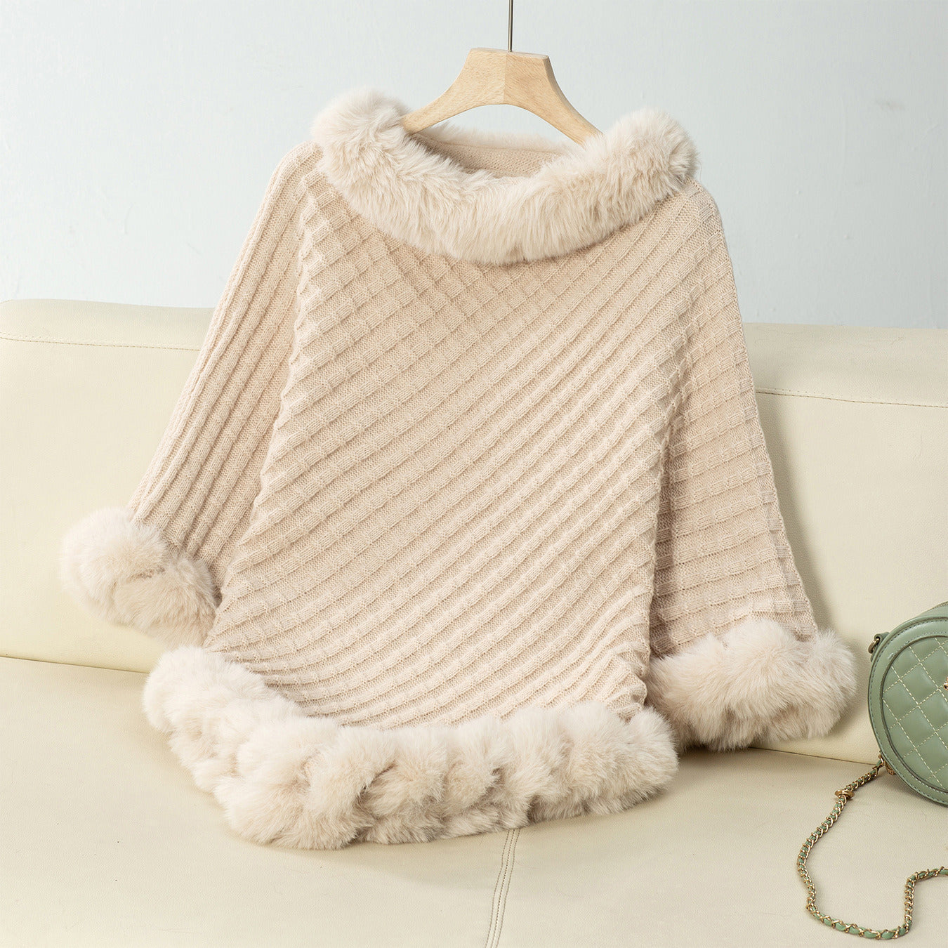Luxury Fur Poncho 🧣