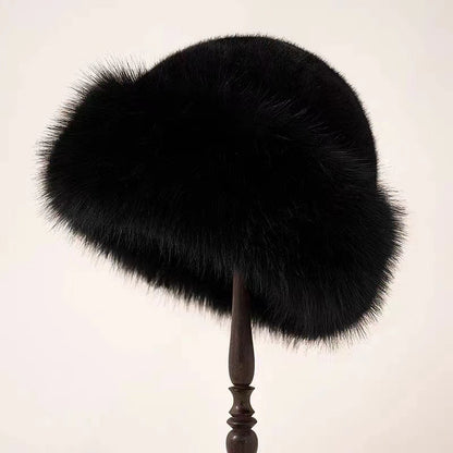Luxe Furry Beret 🖤