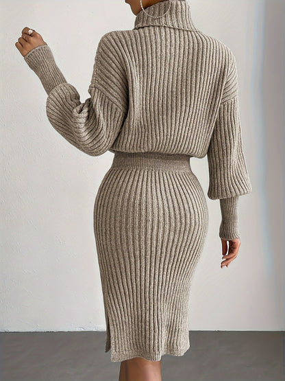 Ribbed Knit Dress ✨