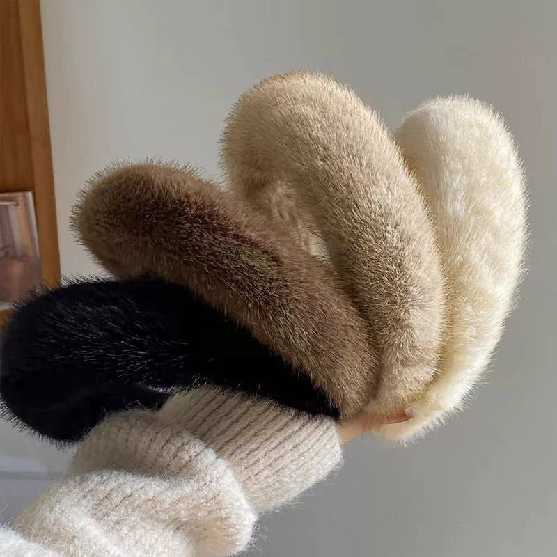 Fluffy Fur Headband 🧸