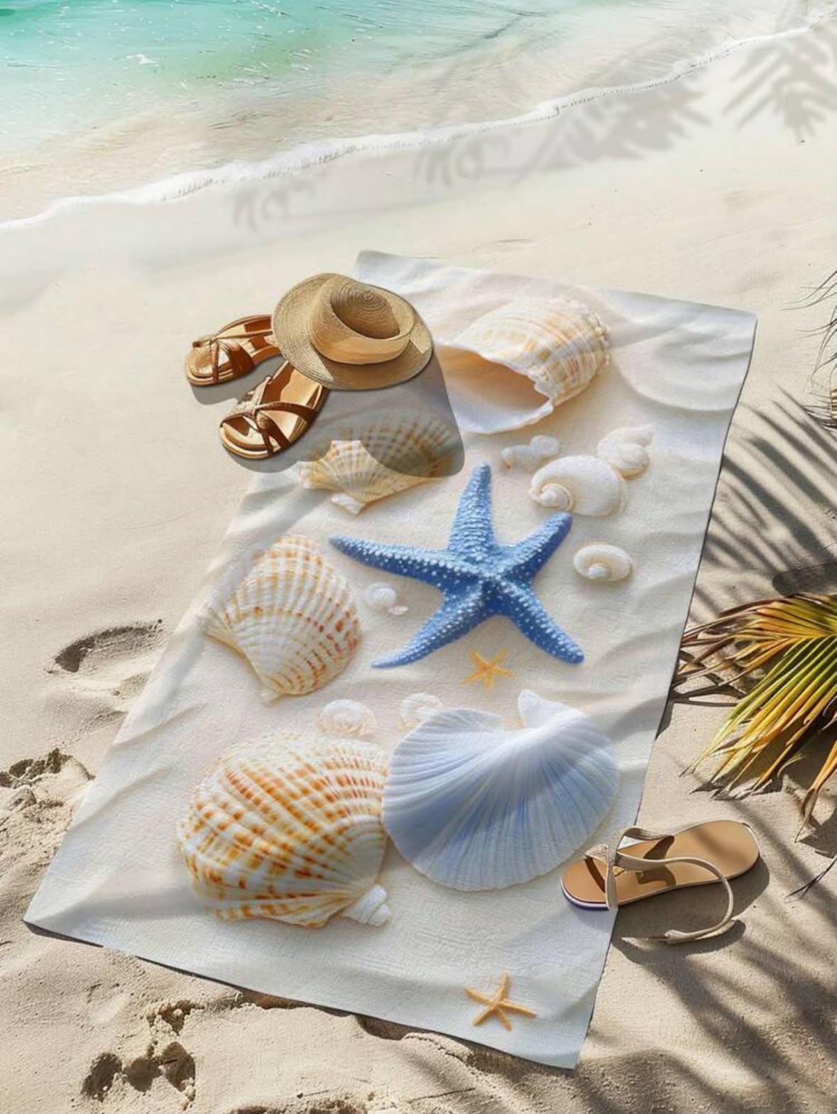 Ocean Shells Towel 🐚