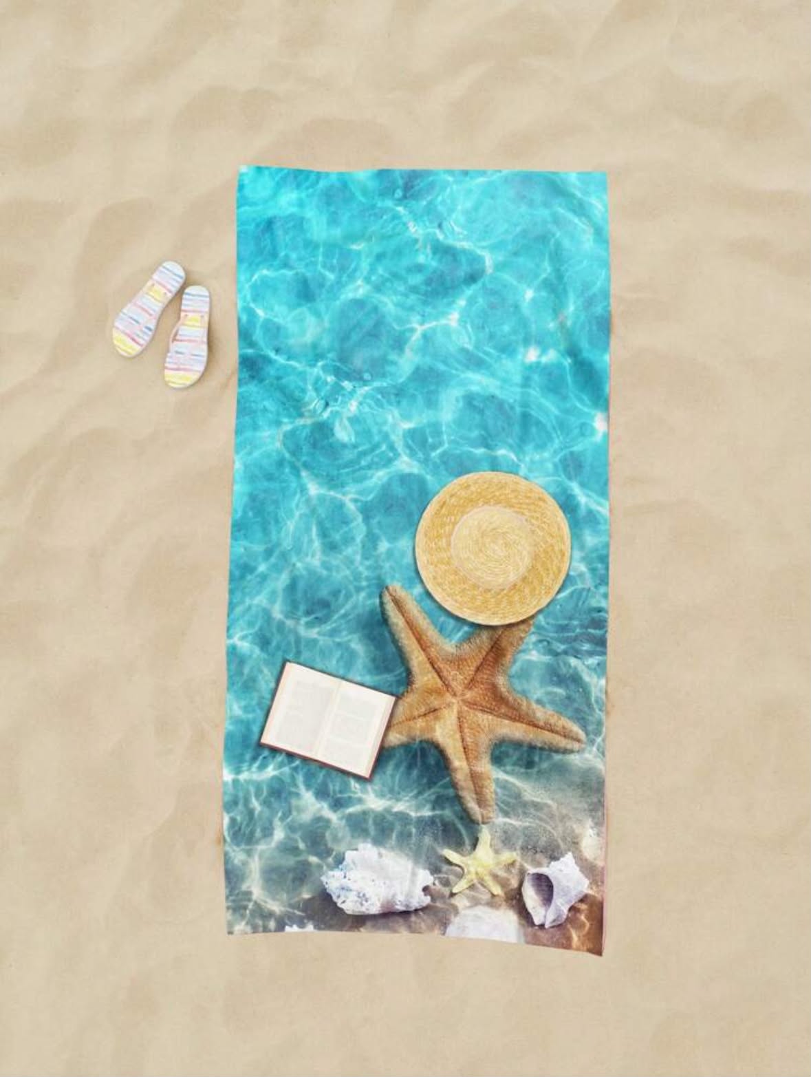 Starfish Beach Towel 🌊