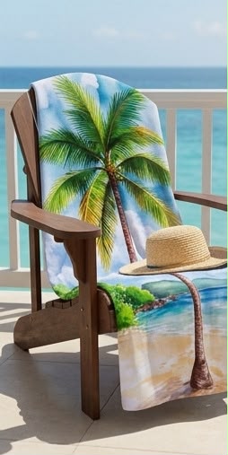 Tropical Palm Towel 🌴