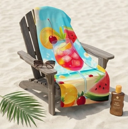 Summer Cocktail Towel 🍹