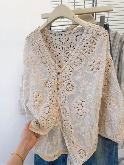 Boho Crochet Cardigan 🌿
