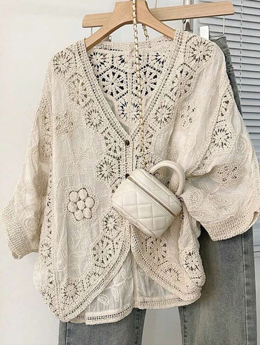 Boho Crochet Cardigan 🌿