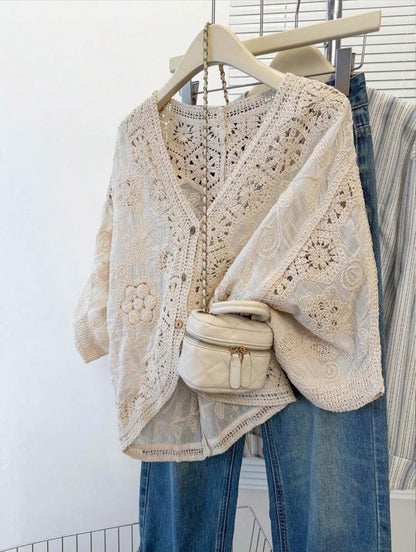 Boho Crochet Cardigan 🌿