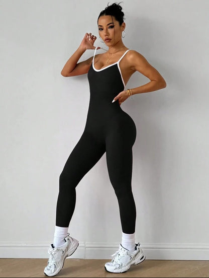 Sculpt Cross Jumpsuit 🖤