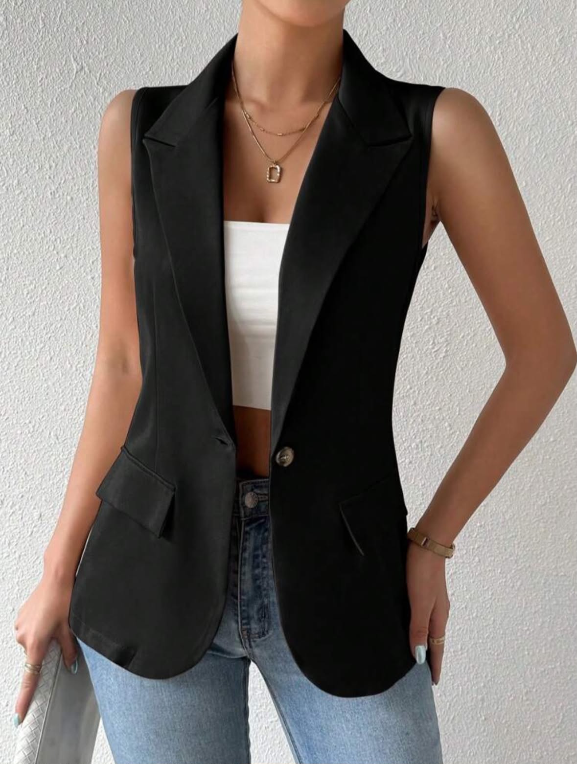 Black Blazer Vest 🖤