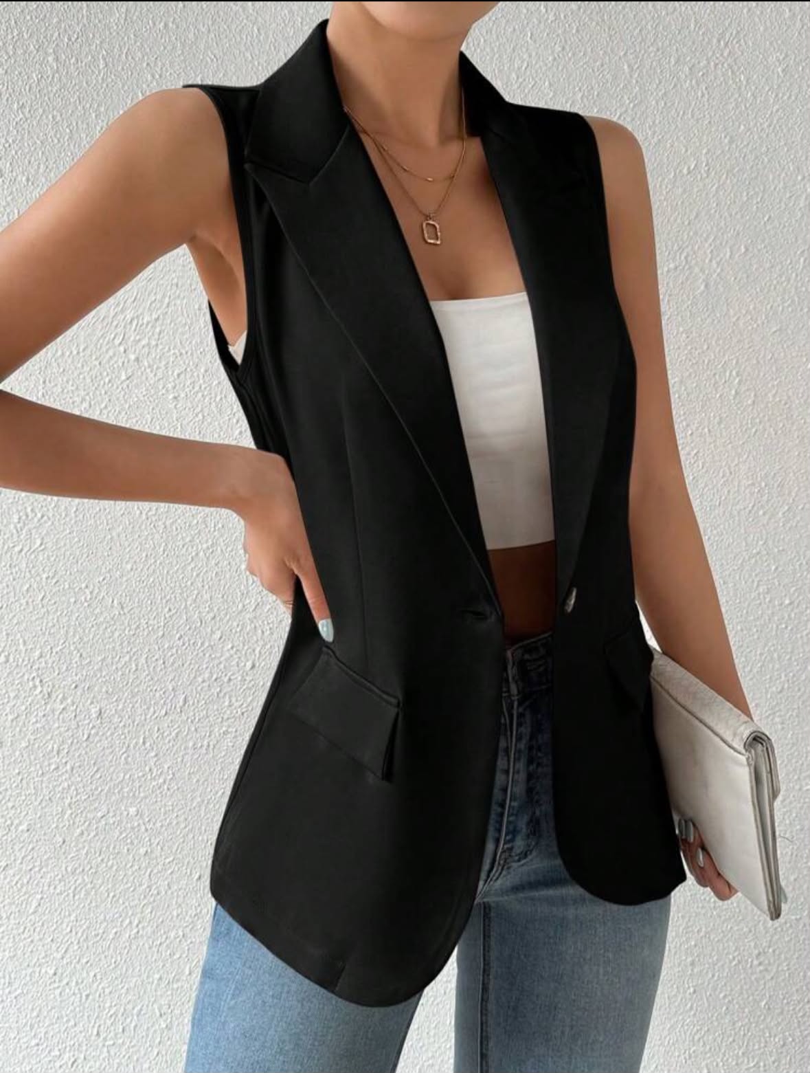 Black Blazer Vest 🖤