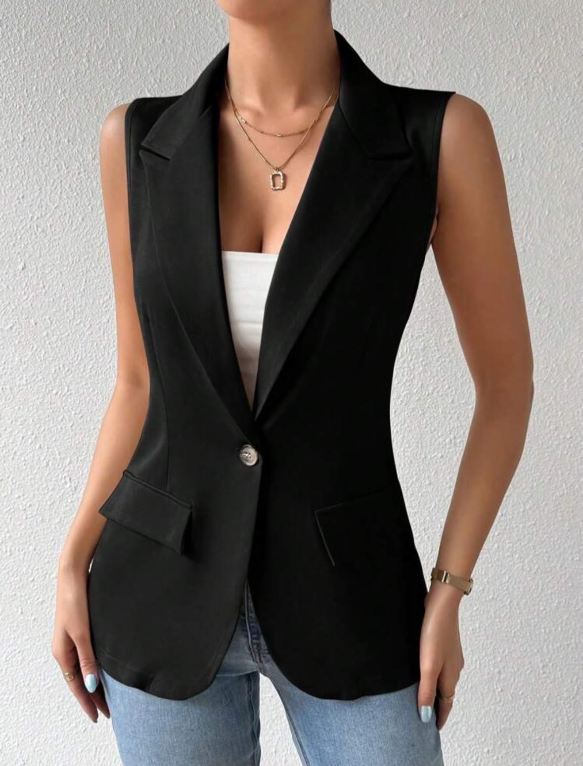 Black Blazer Vest 🖤