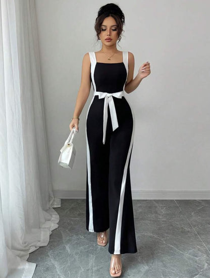 Monochrome Ribbon Jumpsuit 🖤