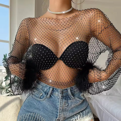 Crystal Mesh Glam 🖤