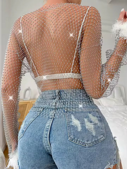 Crystal Mesh Glam 🖤