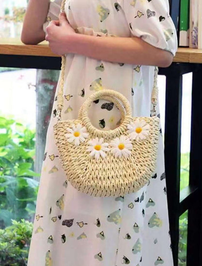 Daisy Straw Tote 👜