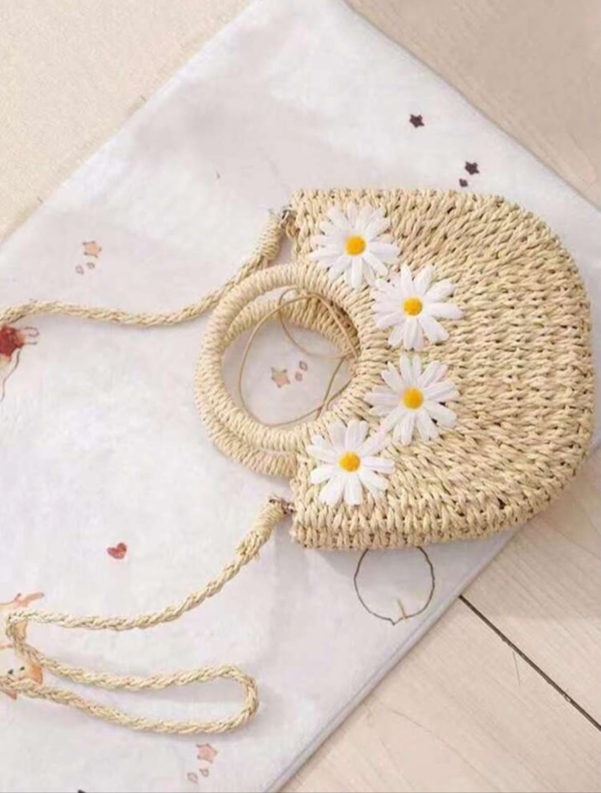 Daisy Straw Tote 👜