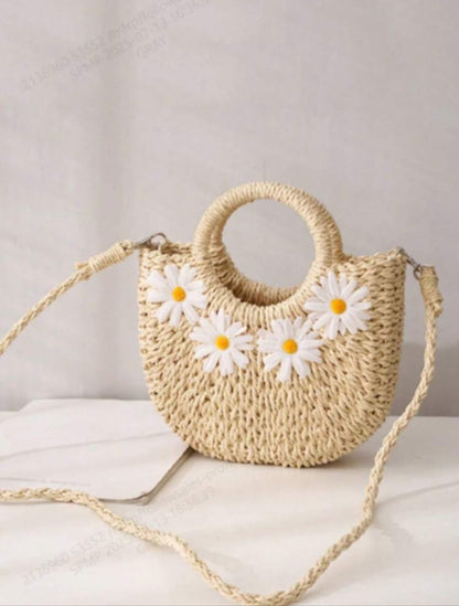 Daisy Straw Tote 👜