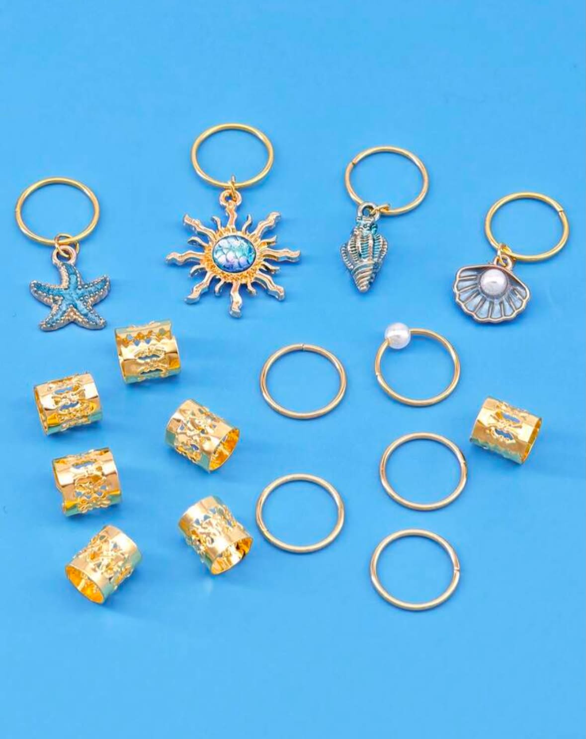 Ocean Charm Rings 🌊