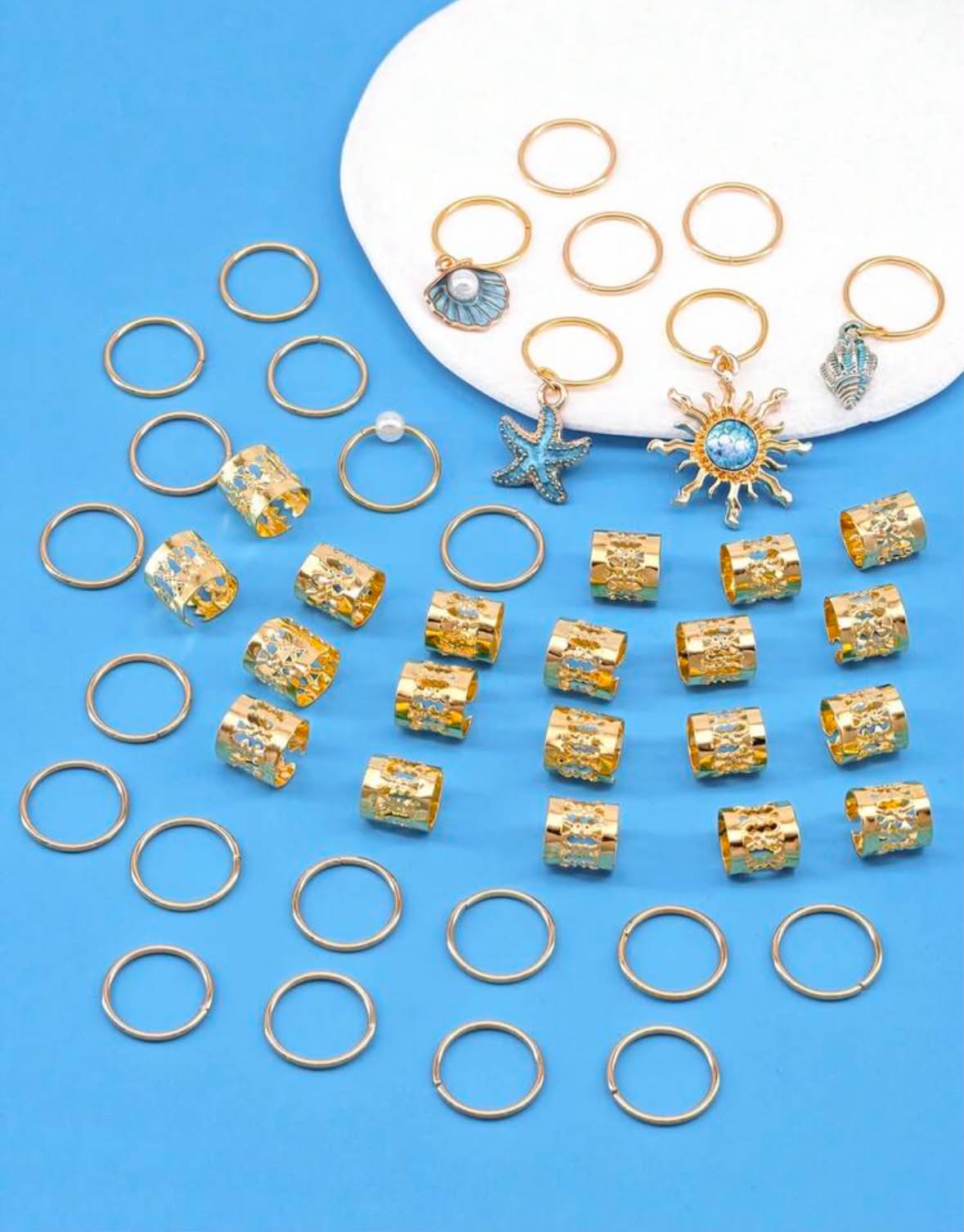 Ocean Charm Rings 🌊