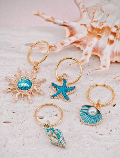Ocean Charm Rings 🌊