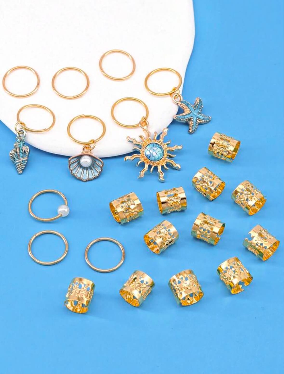 Ocean Charm Rings 🌊