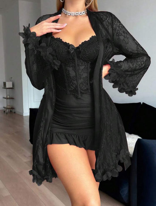 Elegant Lace Set 🖤
