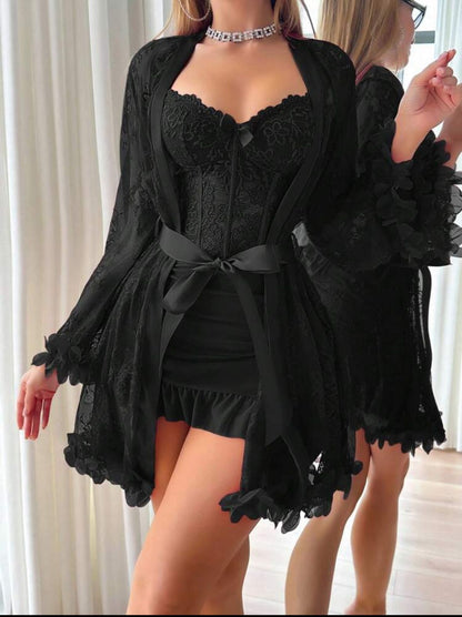 Elegant Lace Set 🖤