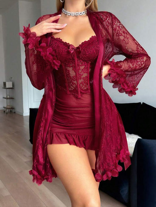 Elegant Lace Set 🖤