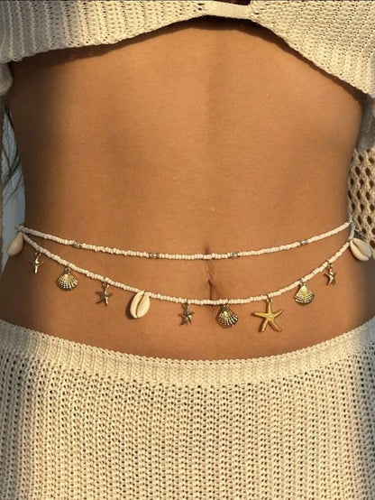 Coastal Rhythm Belly Chain 🐚