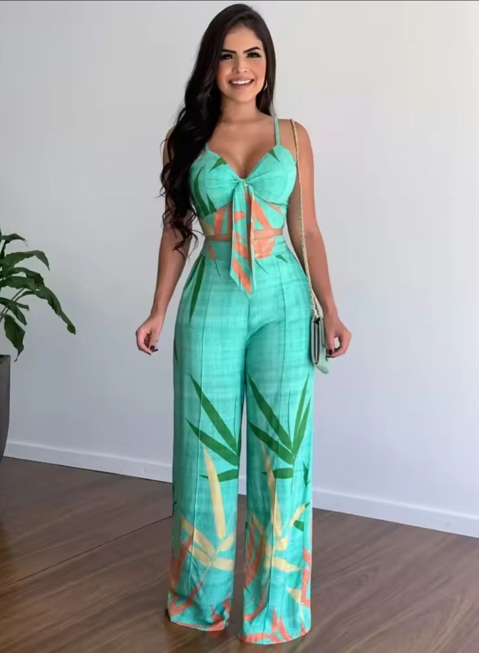 Sunset Palm Set 💚