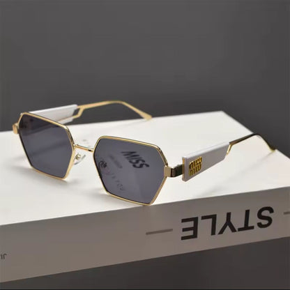 Glam Hexagon Glasses ✨