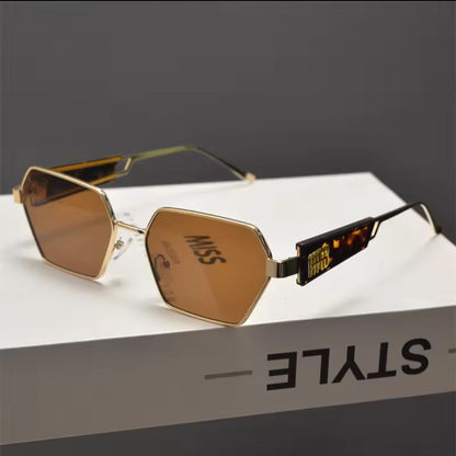 Glam Hexagon Glasses ✨