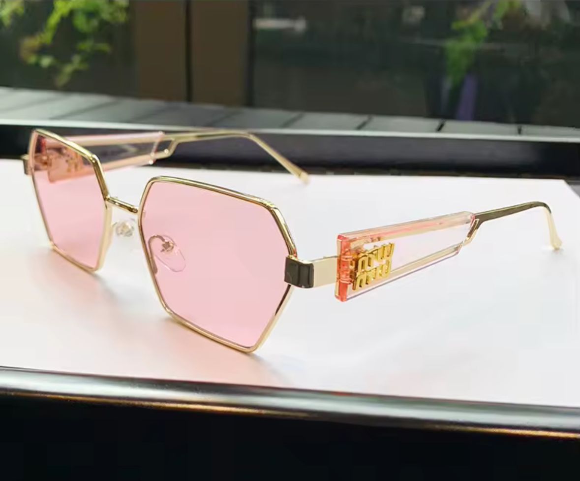 Glam Hexagon Glasses ✨