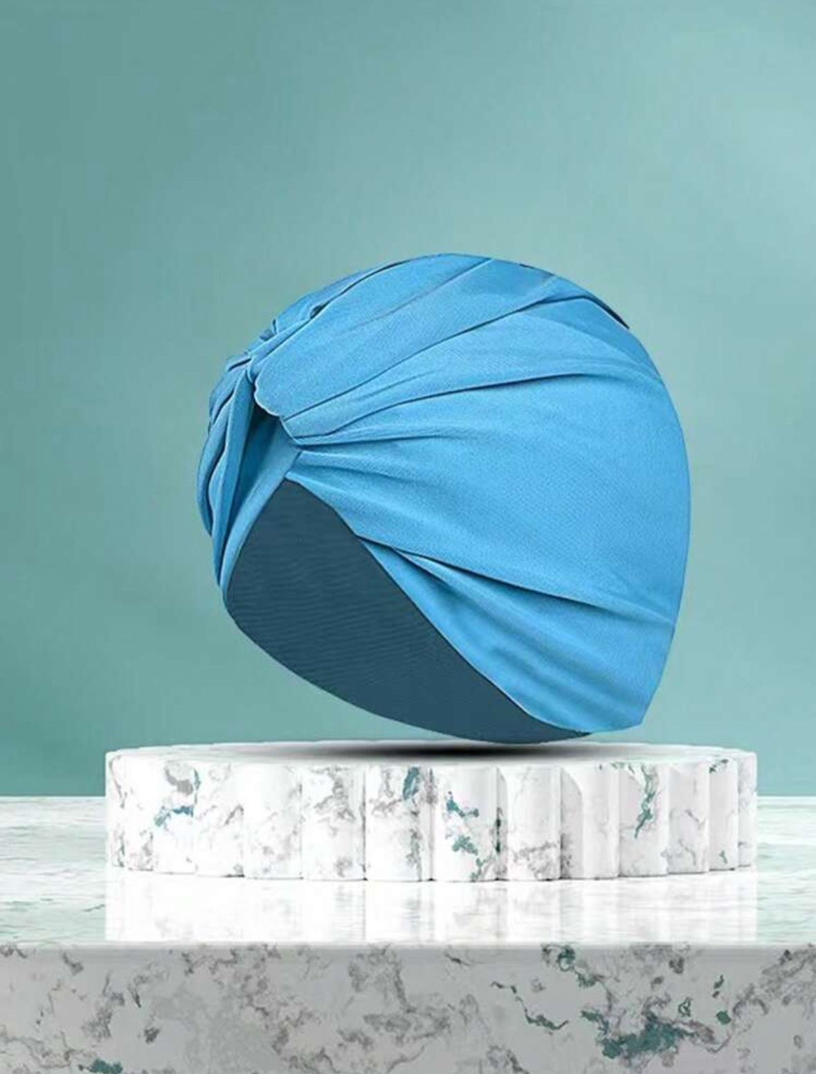 Twist & Glow Swim Turban 🖤