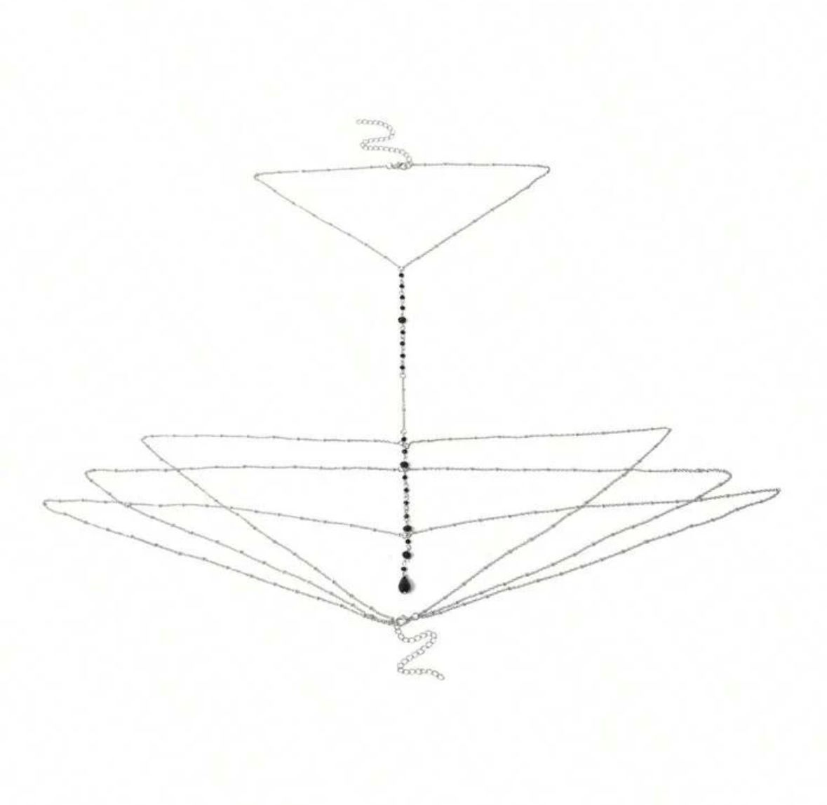 Midnight Drop Chain 🖤