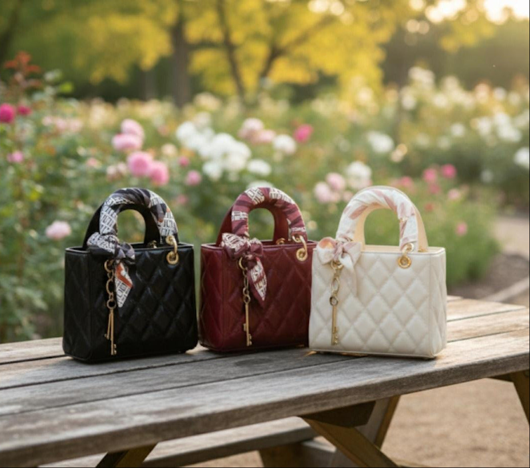 Quilted Charm Bag 💋