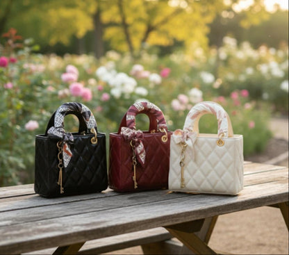 Quilted Charm Bag 💋
