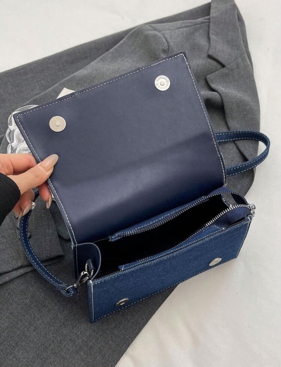 Denim Knot Hobo 👜