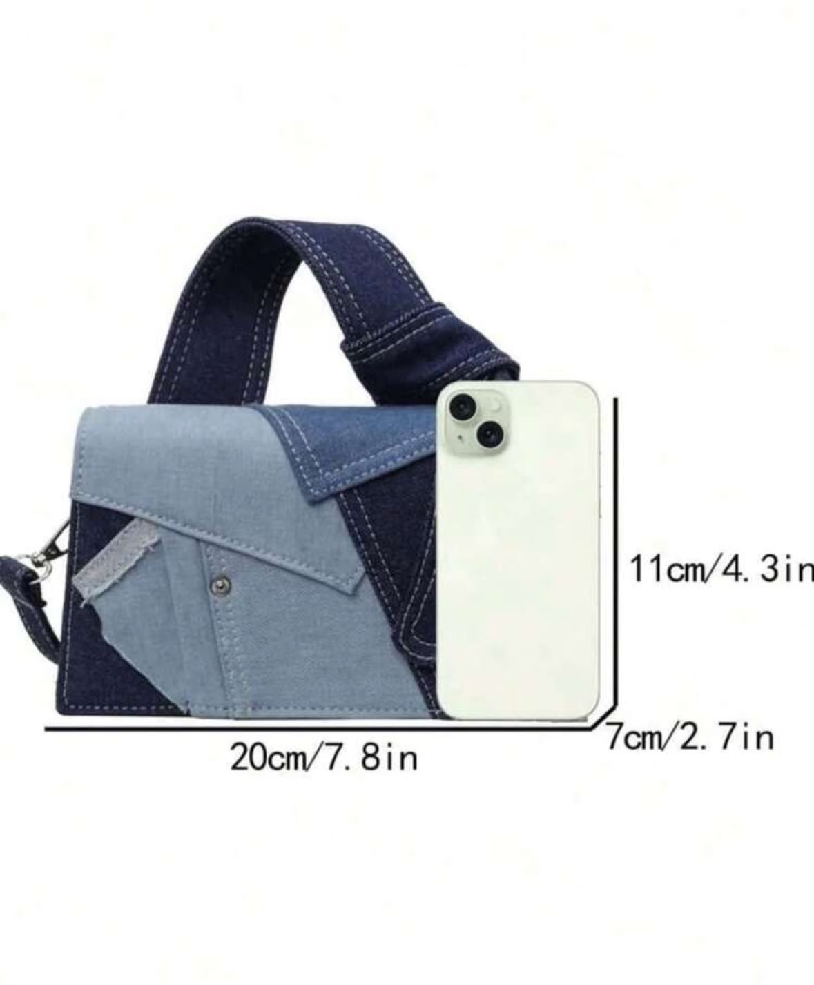 Denim Knot Hobo 👜