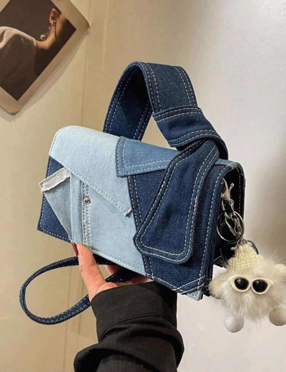Denim Knot Hobo 👜