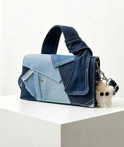 Denim Knot Hobo 👜