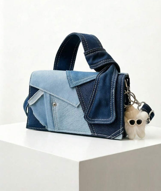 Denim Knot Hobo 👜
