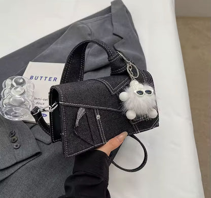 Denim Knot Hobo 👜