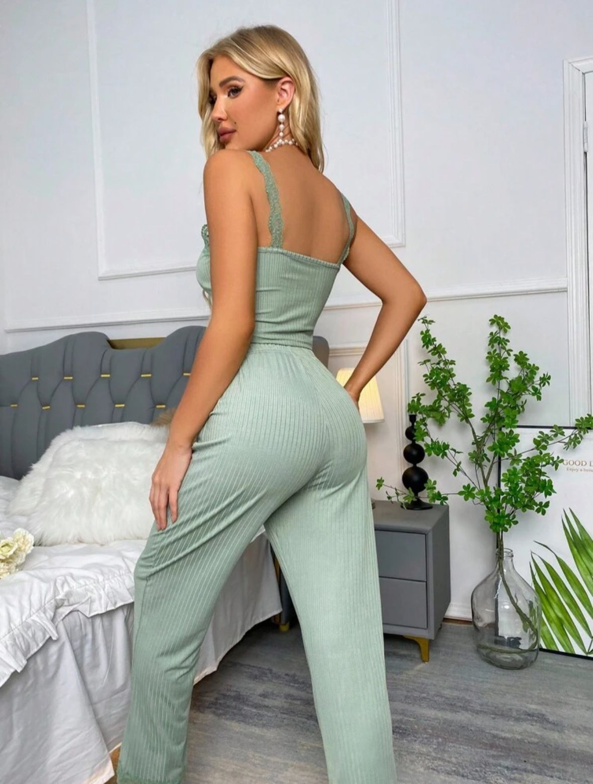 Ribbed Lounge Pajama 🌸