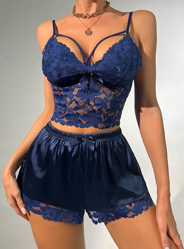 Lace Satin Pajama 🌙