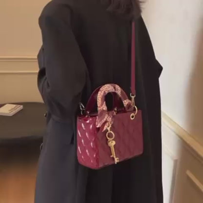 Quilted Charm Bag 💋