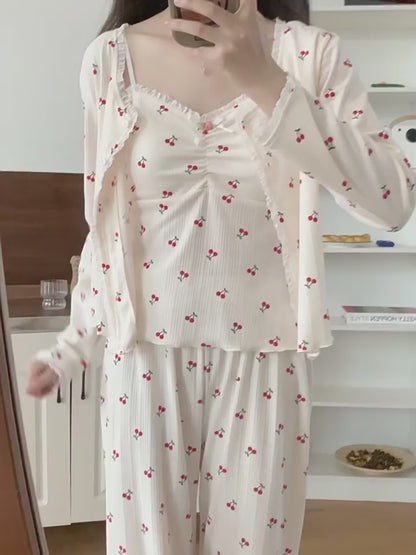 Cherry Bliss Pajamas 🍒